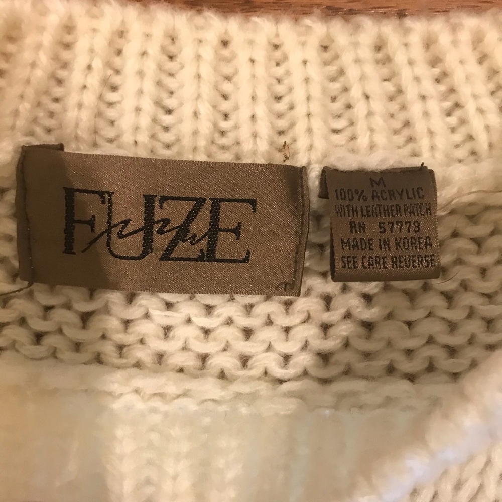 Vintage, FUZE chunky, Fair Isle sweater - Picture 5 of 7
